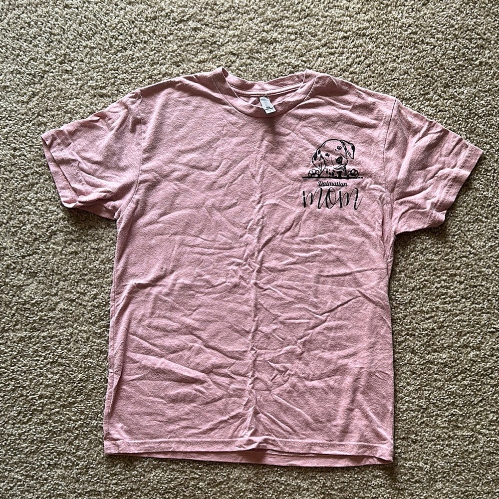 Pink Dalmatian Mom T-Shirt